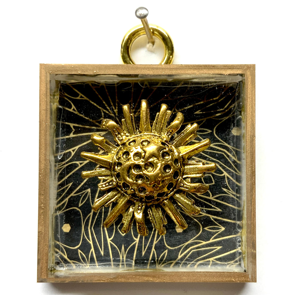 Acrylic Frame with Sun / Slight Imperfections (2
