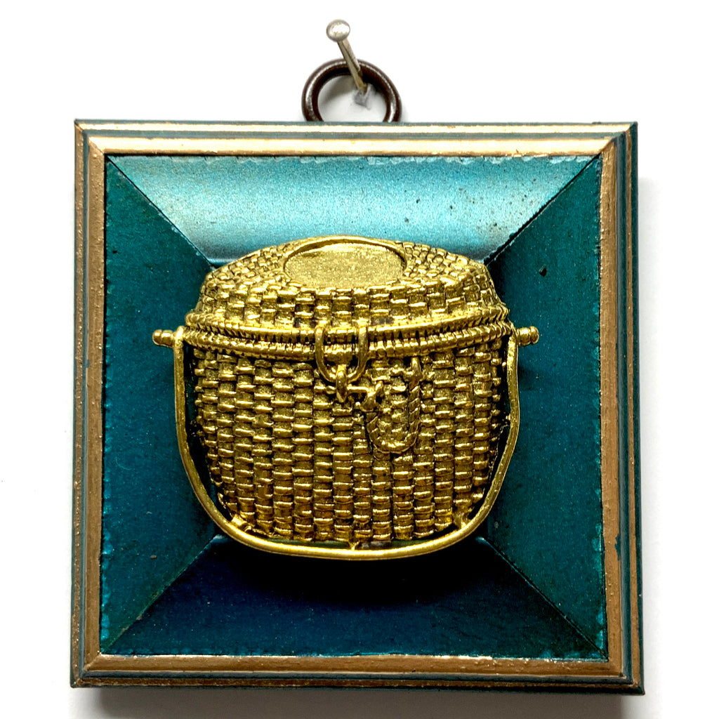Painted Frame with Nantucket Basket (3.25