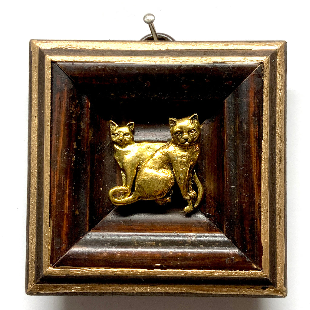 Wooden Frame with Cats (3