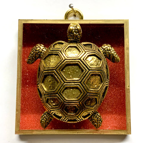 Acrylic Frame with Turtle / Slight Imperfections (3