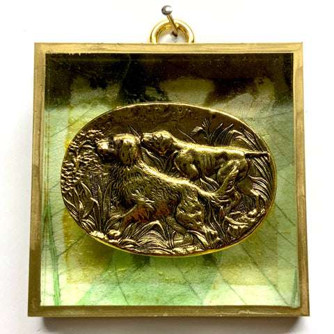 Acrylic Frame with Sporting Dogs / Slight Imperfections (3