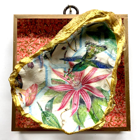 Acrylic Frame with Hummingbird Oyster Shell / Slight Imperfections (4