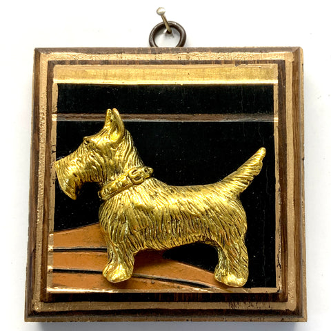 Wooden Frame with Terrier on Coromandel (4