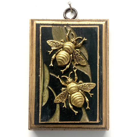 Bourbon Barrel Frame with Grande Bees on Coromandel (3.25