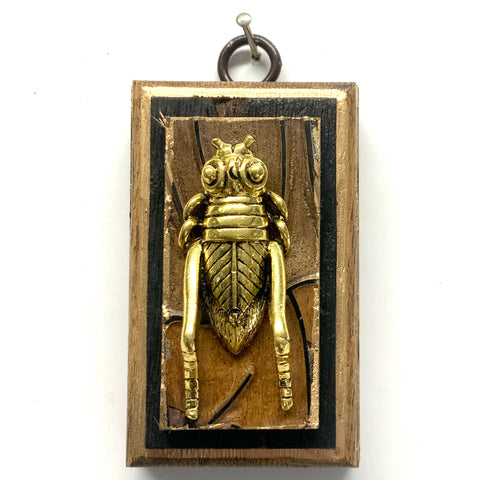 Bourbon Barrel Frame with Grasshopper on Coromandel (2