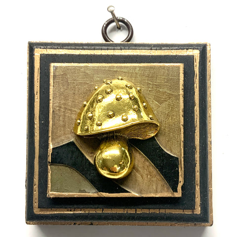 Black Waxed Frame with Mushroom on Coromandel (3.25