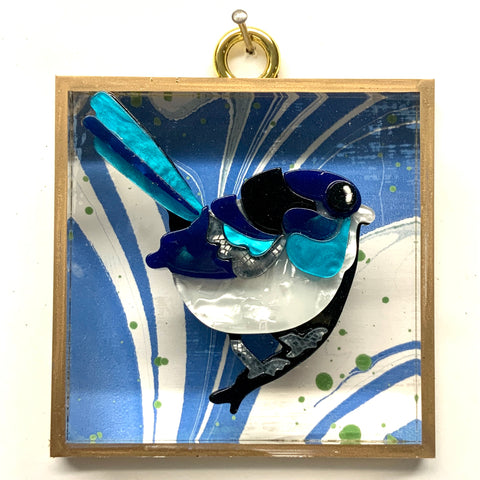 Acrylic Frame with Bird / Slight Imperfections (3