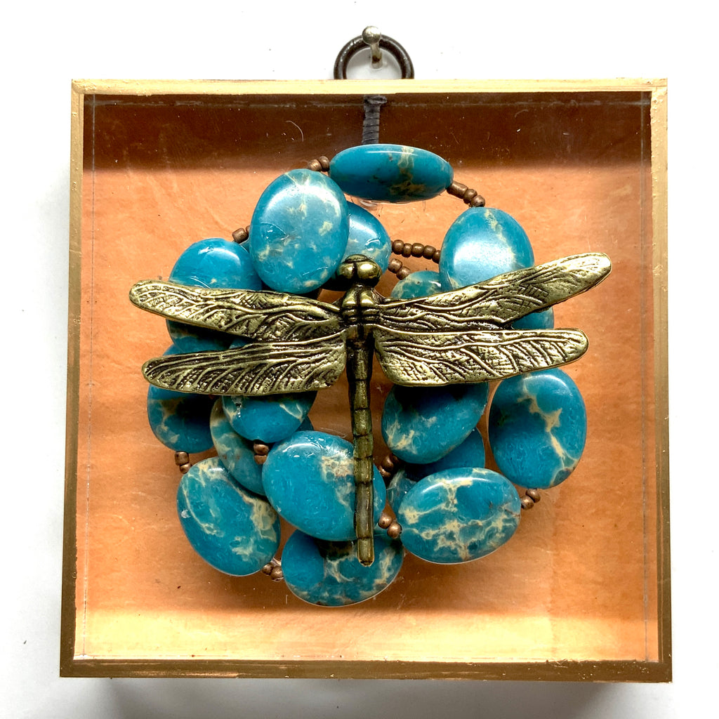 Acrylic Frame with Dragonfly on Necklace / Slight Imperfections (4