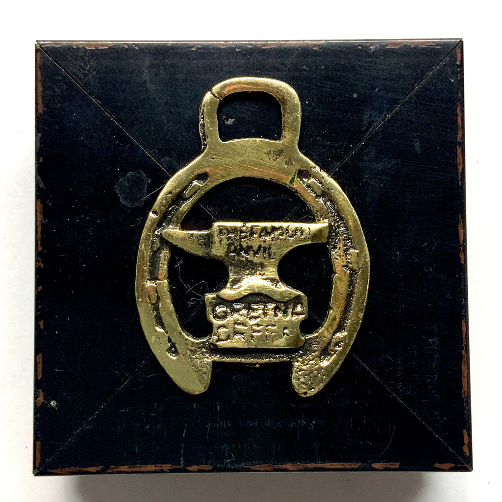 Modern Lacquered Frame with Horse Brass (3” wide)