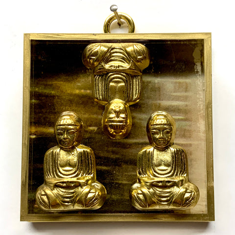Acrylic Frame with Buddhas / Slight Imperfections (3