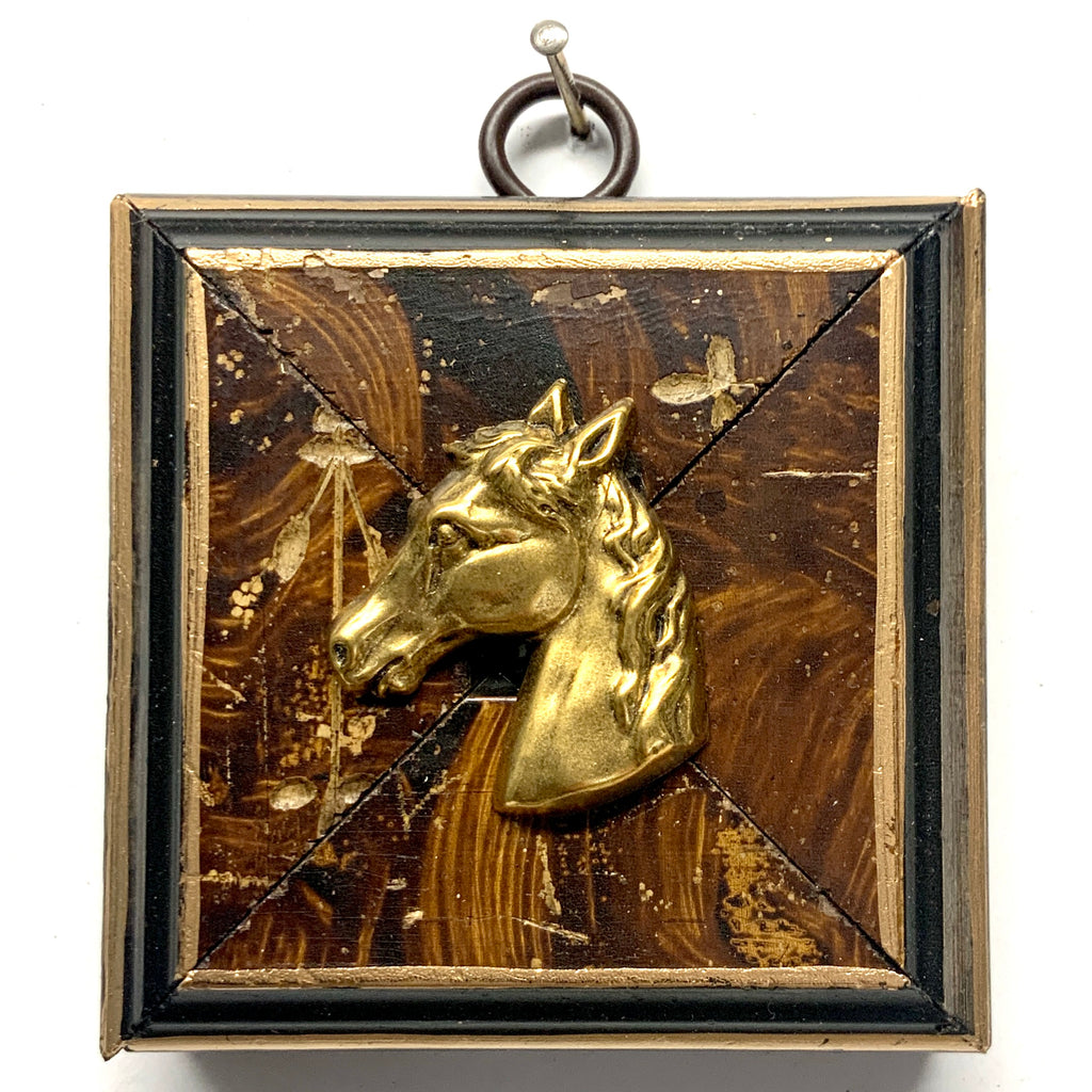 Burled Frame with Horse (3
