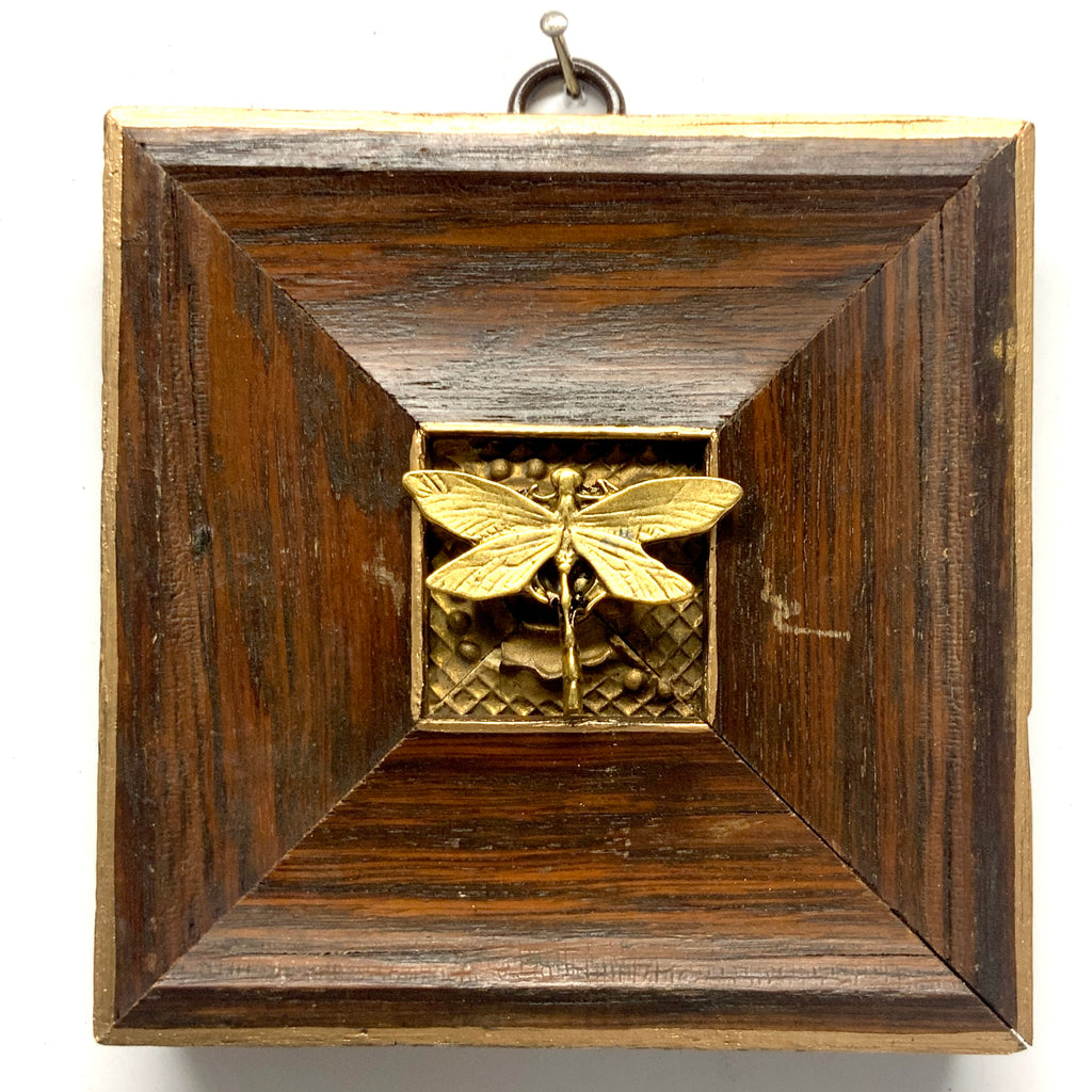 Wooden Frame with Dragonfly (4.25