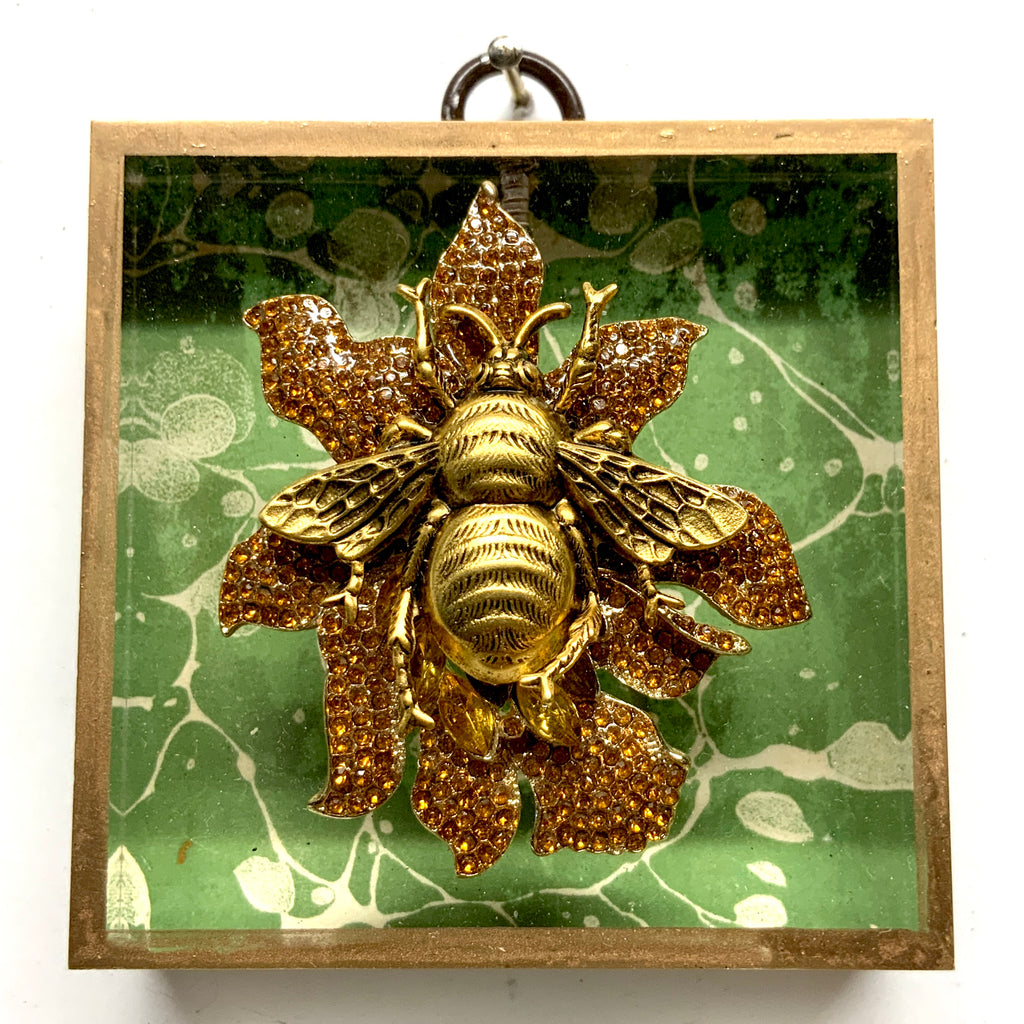 Acrylic Frame with Grande Bee on Brooch / Slight Imperfections (3