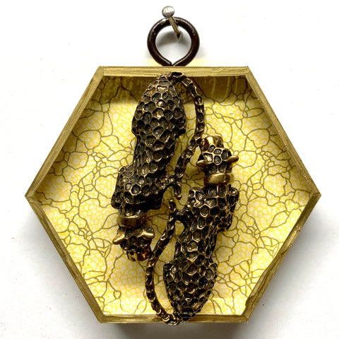 Acrylic Frame with Leopards / Slight Imperfections (3.25