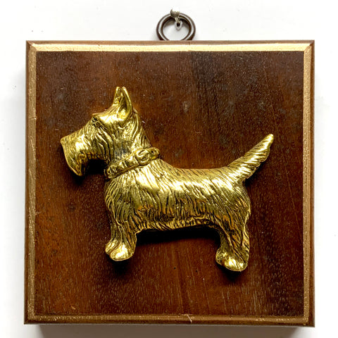 Wooden Frame with Terrier (4