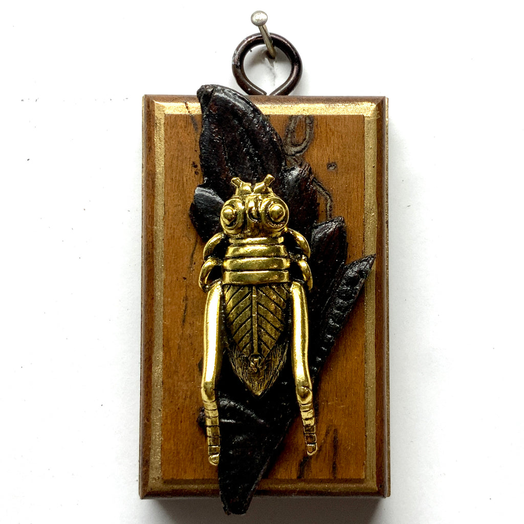 Wooden Frame with Grasshopper (2