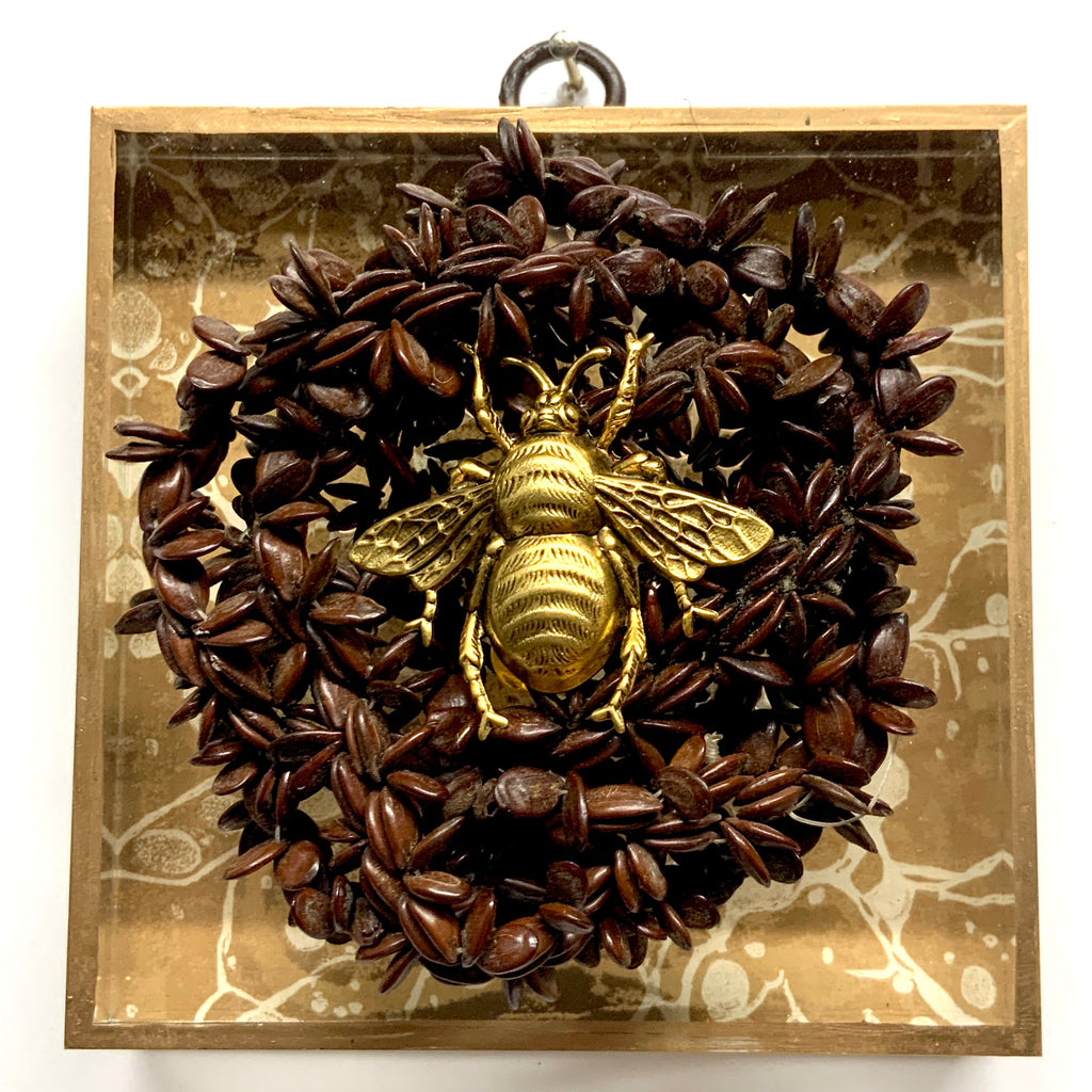 Acrylic Frame with Grande Bee on Necklace / Slight Imperfections (4