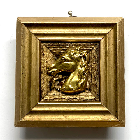 Gilt Frame with Horse (3” wide)