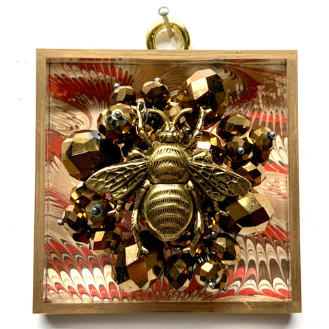 Acrylic Frame with Grande Bee on Necklace / Slight Imperfections (3