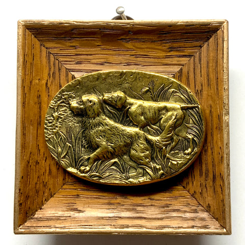 Wooden Frame with Sporting Dogs (3