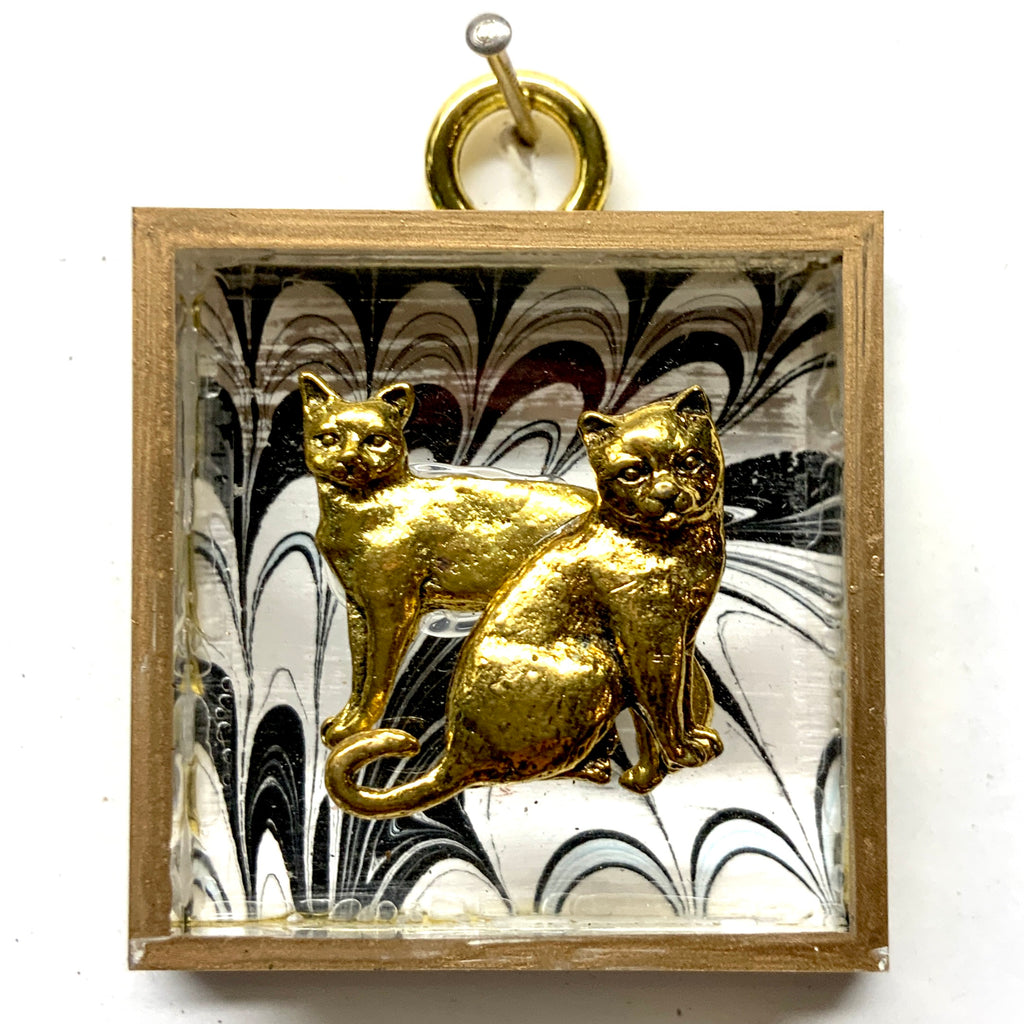 Acrylic Frame with Cats / Slight Imperfections (2