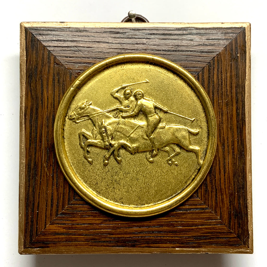 Wooden Frame with Polo Coin (3.75