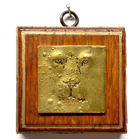 Wooden Frame with Lion (3.25” wide)