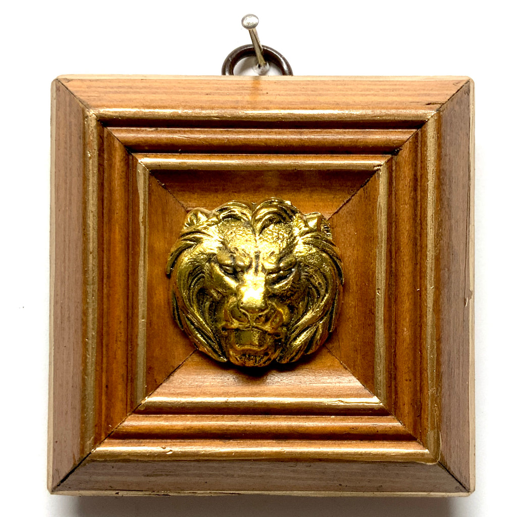 Wooden Frame with Lion (3.25” wide)