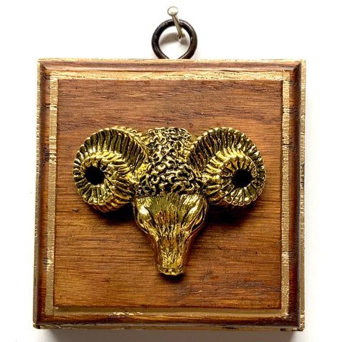 Wooden Frame with Ram (3.25” wide)
