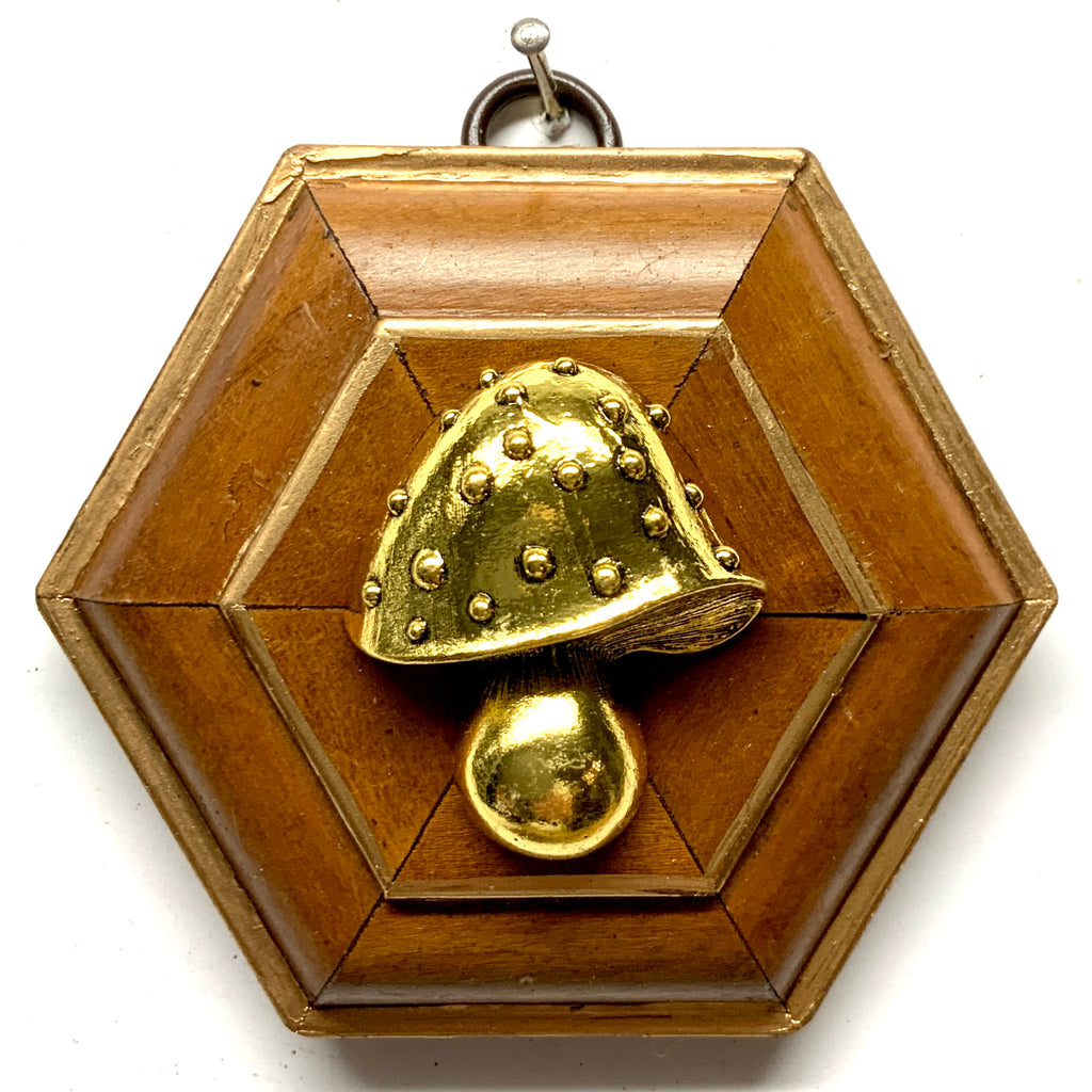 Wooden Frame with Mushroom (3.5” wide)