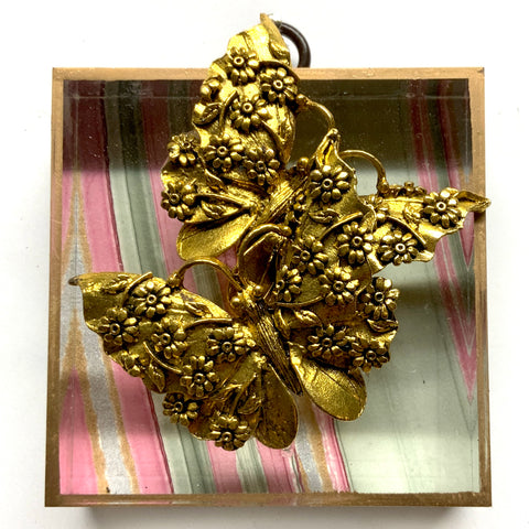 Acrylic Frame with Butterflies / Slight Imperfections (3