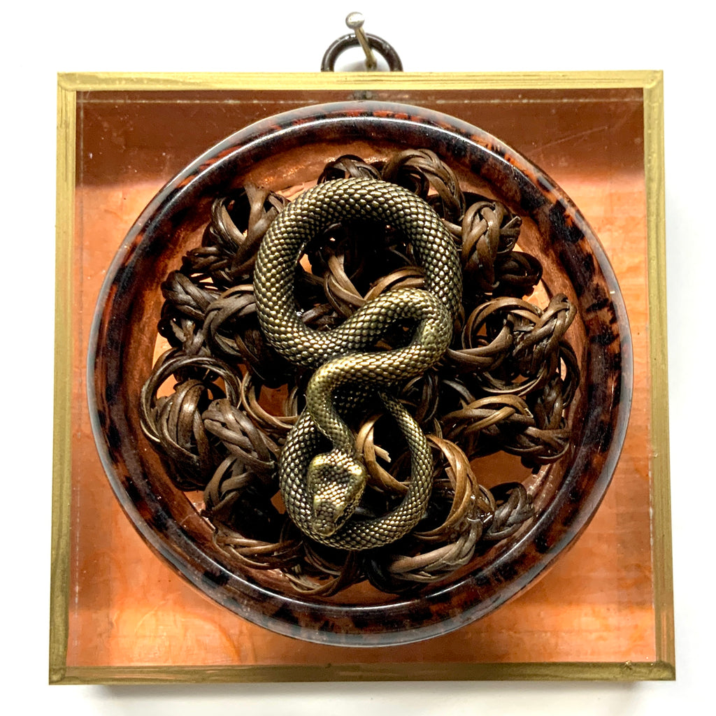 Acrylic Frame with Snake on Bracelet / Slight Imperfections (4