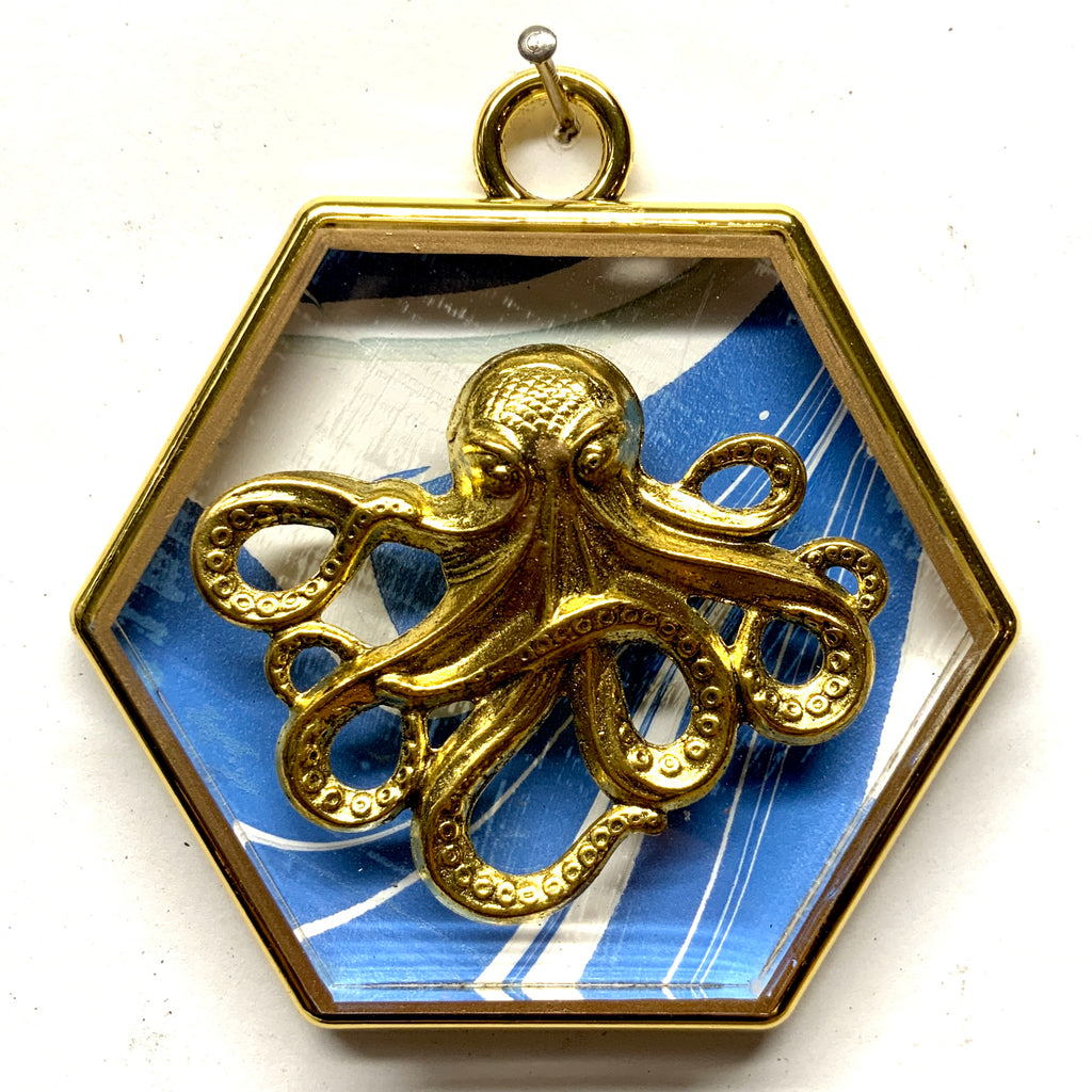 Acrylic Frame with Octopus / Slight Imperfections (3.25