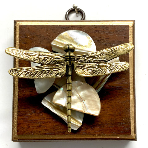 Wooden Frame with Dragonfly (3.25