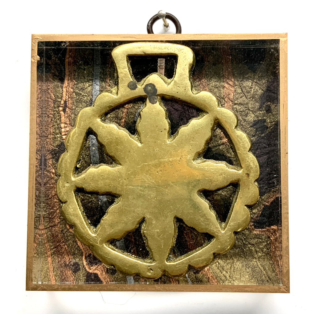 Acrylic Frame with Horse Brass / Slight Imperfections (4