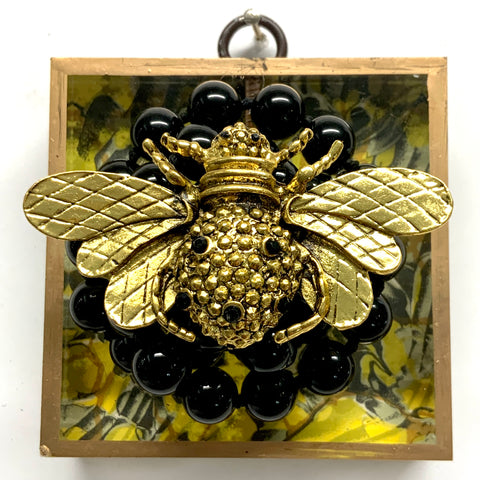 Acrylic Frame with Queen Bee on Necklace / Slight Imperfections (3
