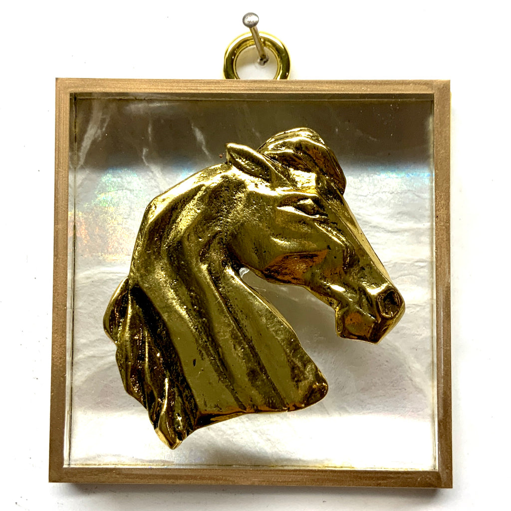 Acrylic Frame with Horse / Slight Imperfections (3