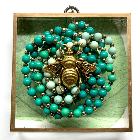 Acrylic Frame with Grande Bee on Necklace / Slight Imperfections (4