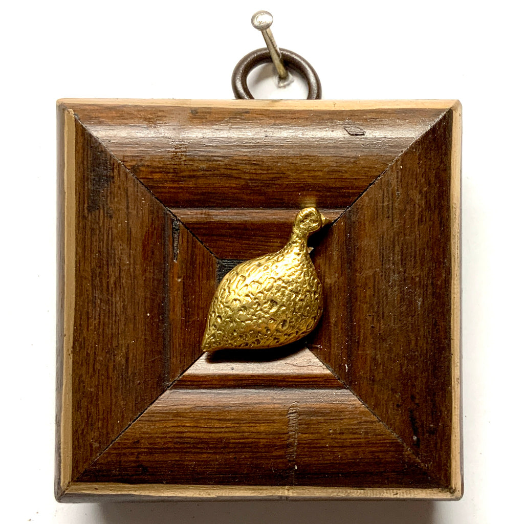 Wooden Frame with Quail (2.5