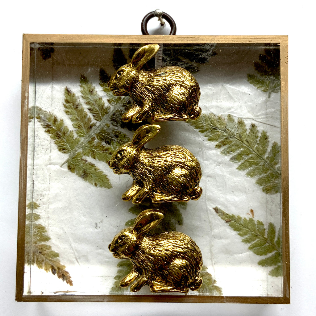 Acrylic Frame with Rabbit Rabbit Rabbit / Slight Imperfections (4