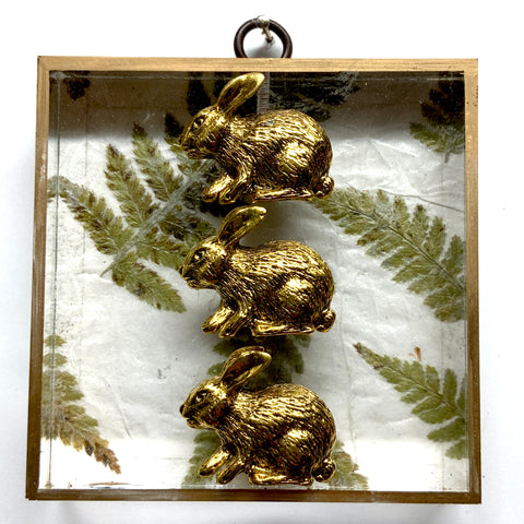 Acrylic Frame with Rabbit Rabbit Rabbit / Slight Imperfections (4