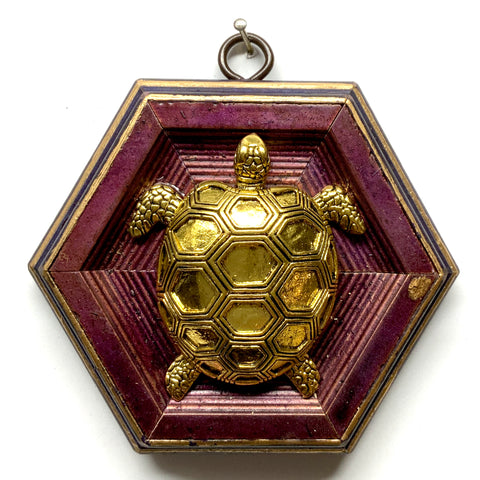 Painted Frame with Turtle (4.25