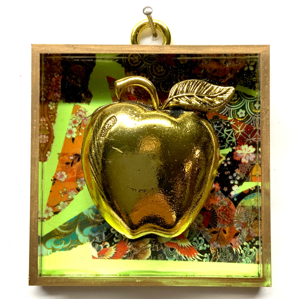 Acrylic Frame with Apple / Slight Imperfections (3