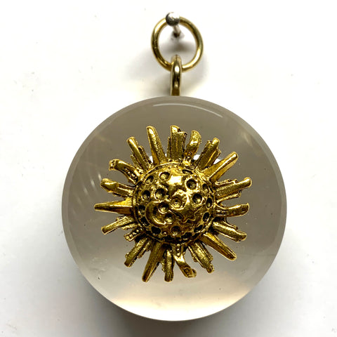 Acrylic Orb Frame with Sun / Slight Imperfections (2