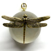 Clear Acrylic Orb Frame with Dragonfly / Slight Imperfections (2.5