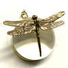 Clear Acrylic Orb Frame with Dragonfly / Slight Imperfections (2.5