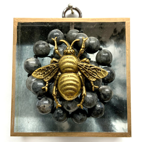 Acrylic Frame with Grande Bee on Necklace / Slight Imperfections (3