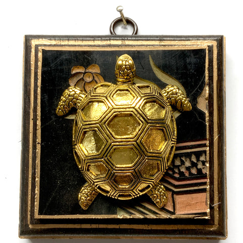 Wooden Frame with Turtle on Coromandel (4