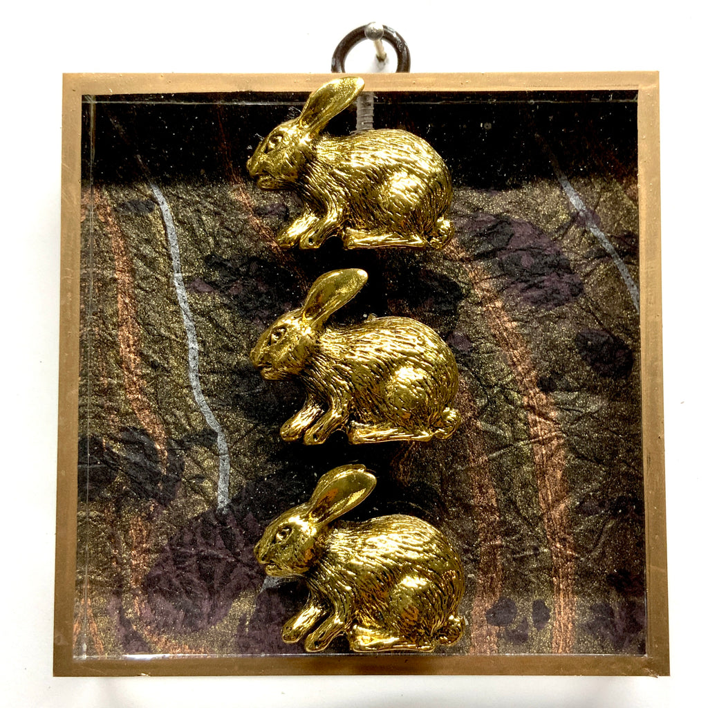 Acrylic Frame with Rabbit Rabbit Rabbit / Slight Imperfections (4