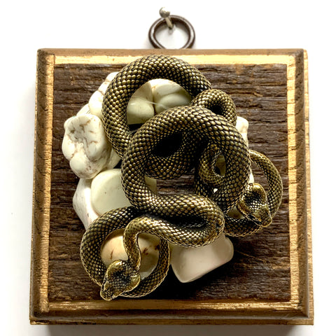 Wooden Frame with Snakes (3.25